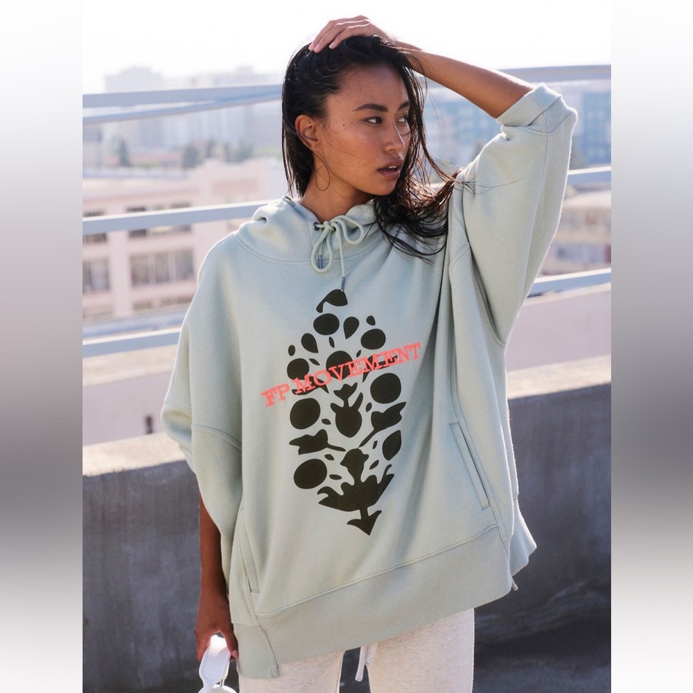 NWT free people movement sprint to the finish hoodie
